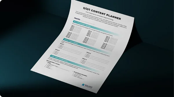 Monthly Content Plan